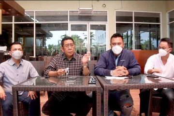 Komprensi pers kuasa hukum Zul Bintang terkait dugaan tindak pidana penipuan biaya kampanye RP 5 milliar di Banda Aceh, Kamis (04/02/2021)