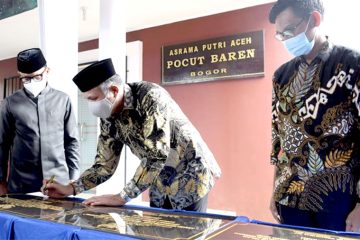 Nova Resmikan Tujuh Asrama Mahasiswa Aceh di Jawa dan Sumatera