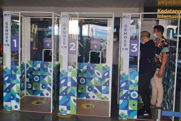 Proses uji coba tes GeNose C19 di dua bandara yang dikelola oleh Angkasa Pura II(Dok. Angkasa Pura II)
