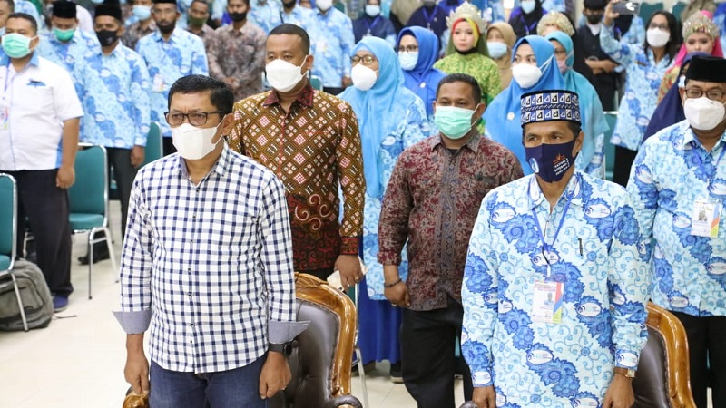 Kadis Pendidikan Alhudri saat membuka Musyawarah Wilayah (Muswil) ke 2 Ikatan Guru Indonesia (IGI) Wilayah Aceh