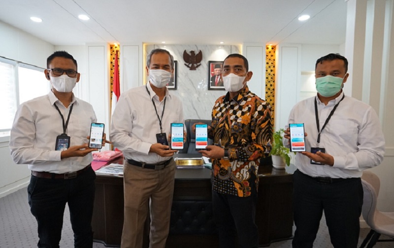 General Manager PLN UIW Aceh, Abdul Mukhlis., bersilaturrahmi dengan Ketua DPRA H. Dahlan Jamaluddin, S.IP.,
