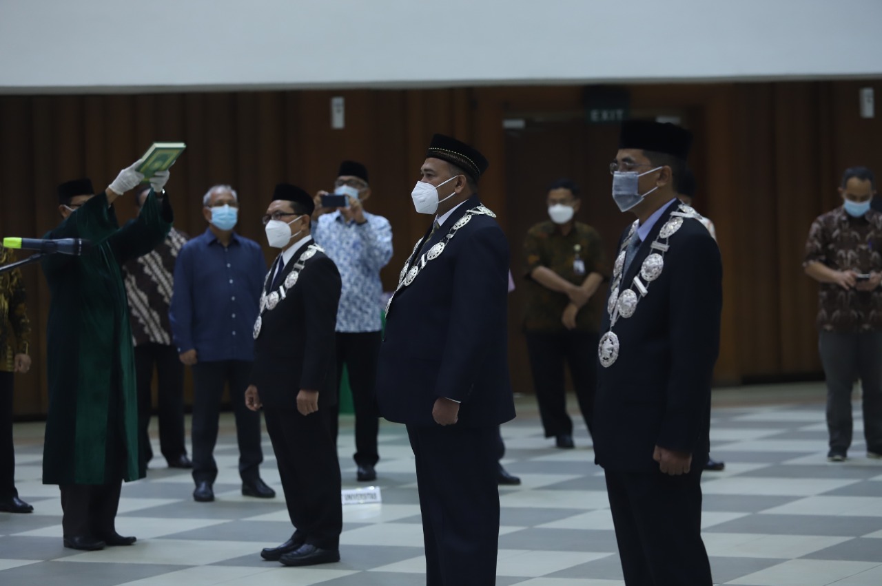 Rektor USK Lantik 3 Dekan Baru Periode 2021-2025