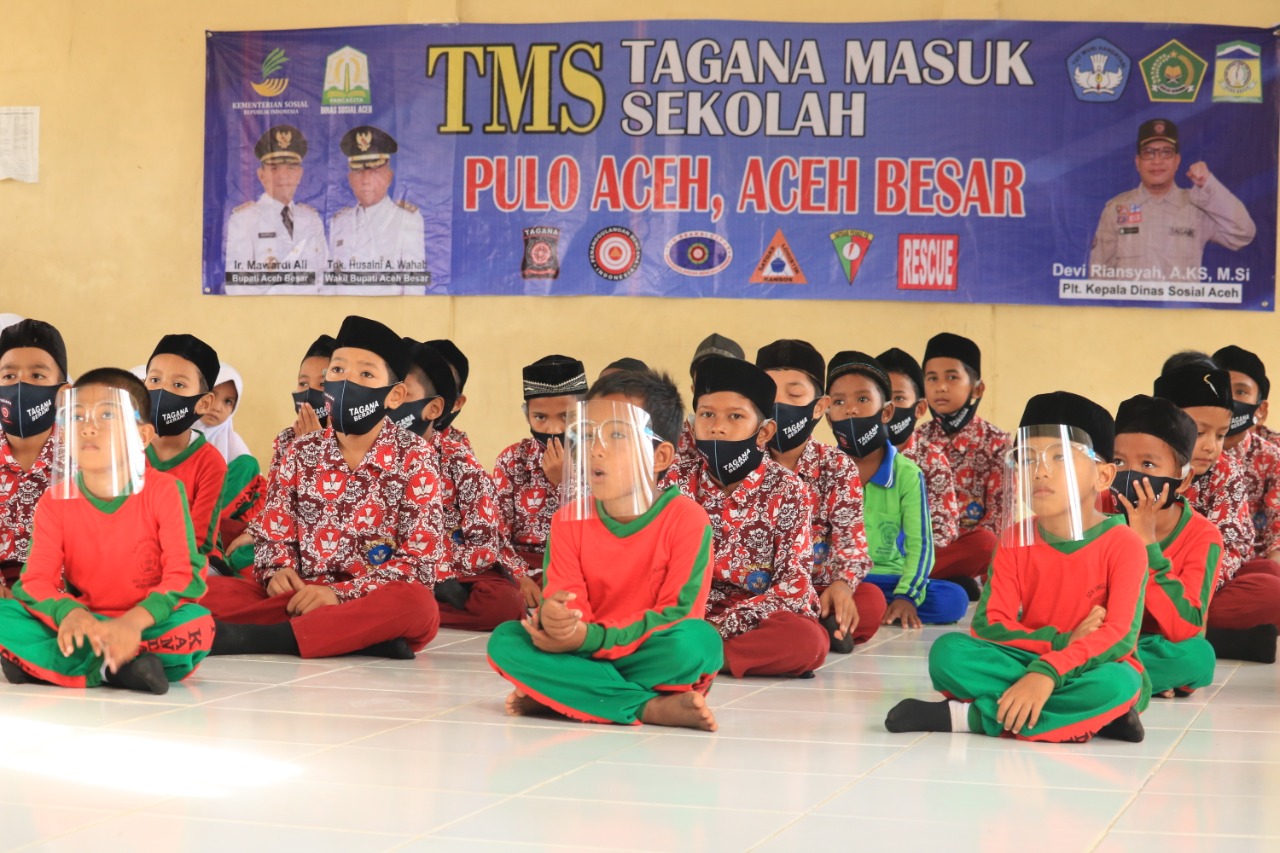 HUT ke 17, Tagana Launching Program TMS di Pulo Aceh