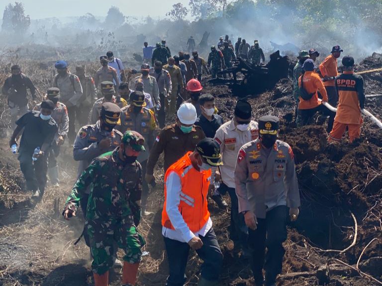 TNI, Polri, BPBD Fokus Padamkan Karhutla di Aceh