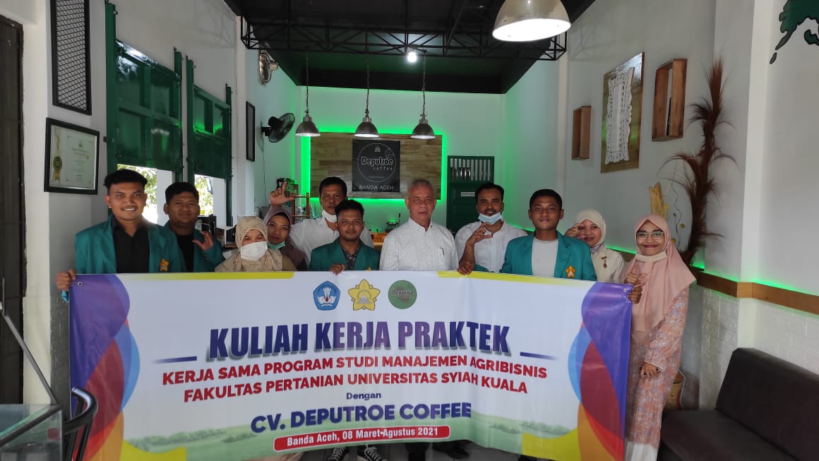 CV. Deputroe Coffee Terima mahasiswa KKP MAB USK