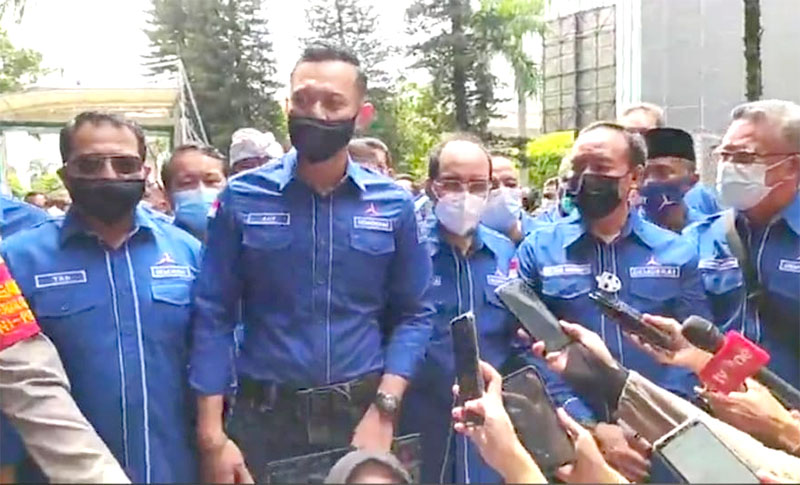 AHY dan Para Ketua DPD PD Antar Surat “Tolak KLB” ke Kemenkumham RI