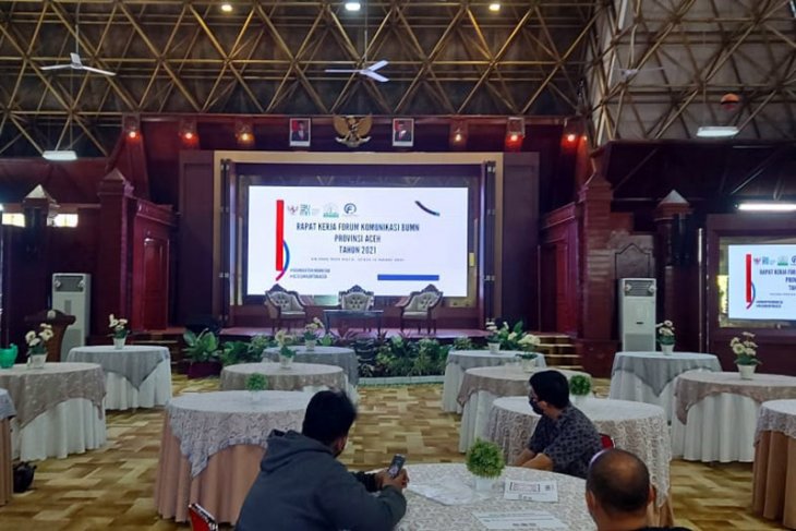 Raker Forum Komunikasi BUMN Aceh 2021. (foto: antara)