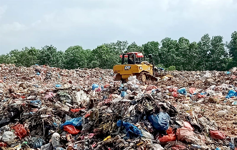 (UPTD) Balai Penanganan Sampah Regional (BPSR) Dinas Lingkungan Hidup dan Kebersihan (DLHK) Aceh. (foto: Nukilan.id)