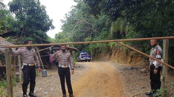 Jalan Tikus Pemudik Ditutup Satlantas Polres Aceh Tamiang