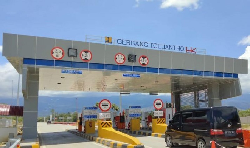 Gerbang Tol Jantho di KM 31