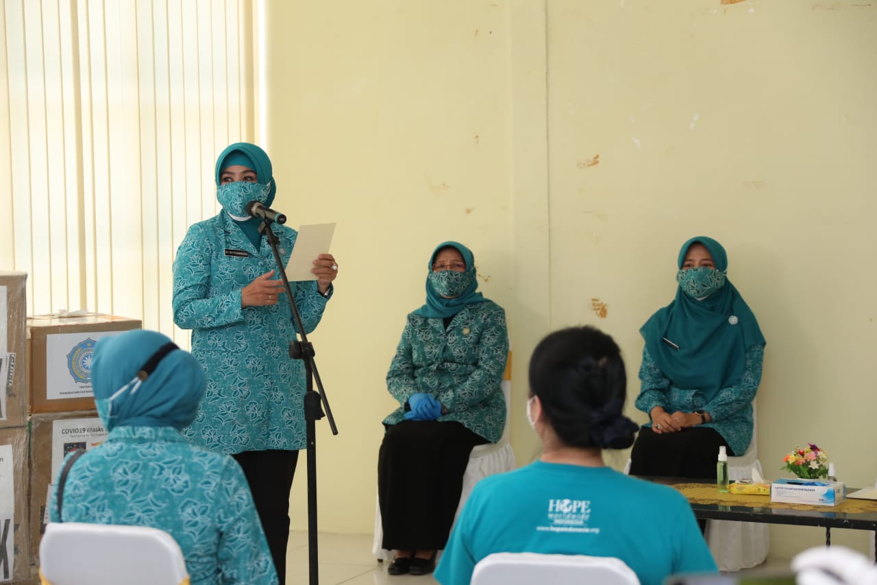 Ketua Umum TP PKK Tekankan Pemakaian Masker sebagai Upaya Akhiri Pandemi