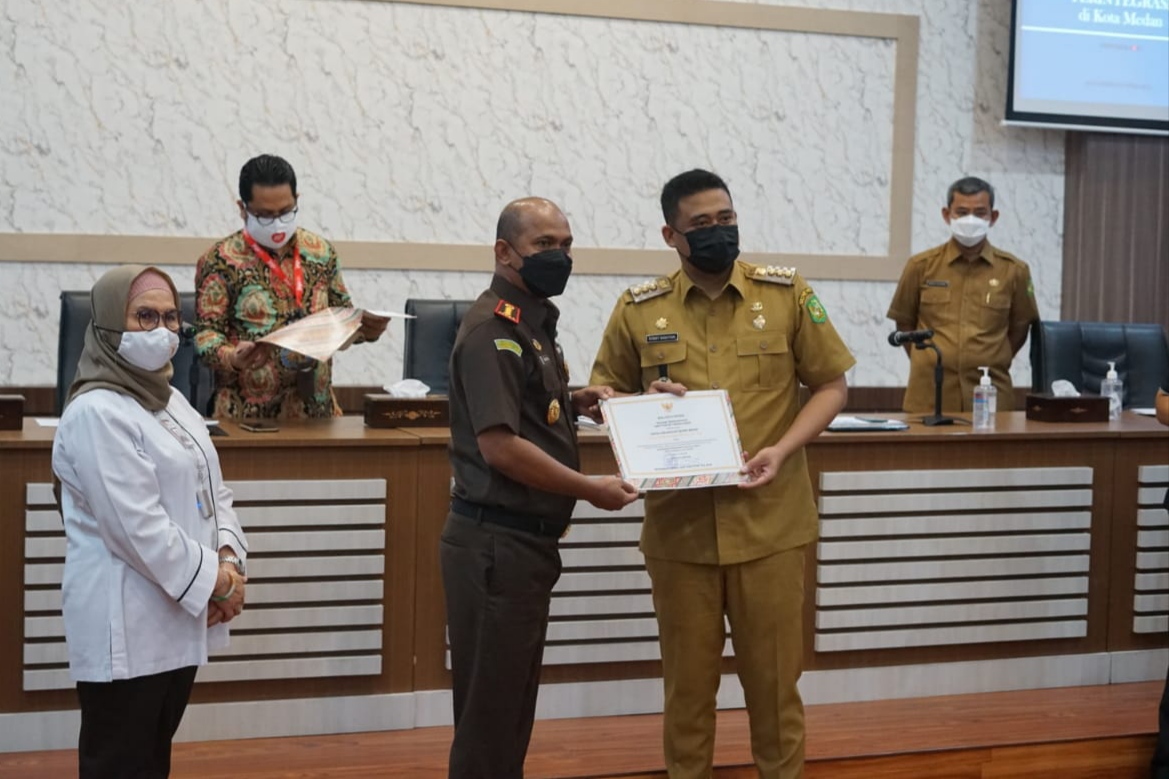 Penyerahan PSU Perumahan Kepada Pemko Medan Senilai Rp 22 Miliar