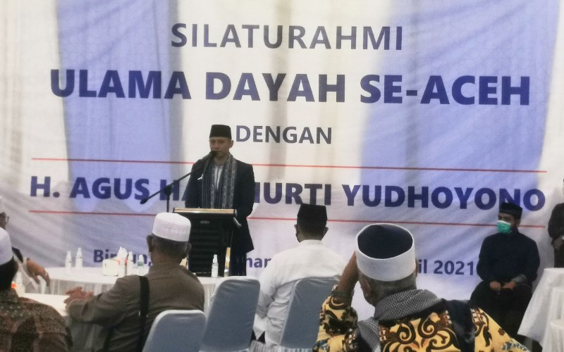 Silaturahmi AHY dan Ulama Dayah, Tgk Mustafa Sarung: Jangan Jauhi Ulama