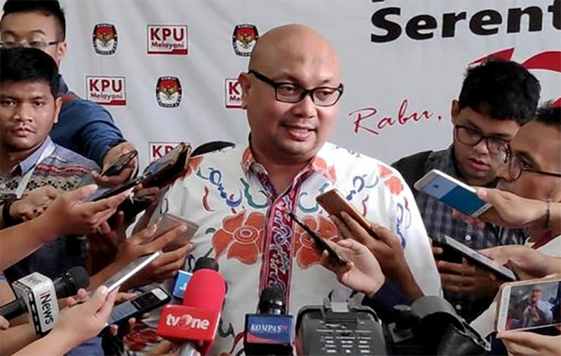 Ketua KPU Pusat Ilham Saputra. (Foto: Kompas.com)
