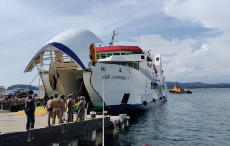Kapal Motor Penumpang (KMP) Aceh Hebat 1. (Foto: Dishub Aceh)