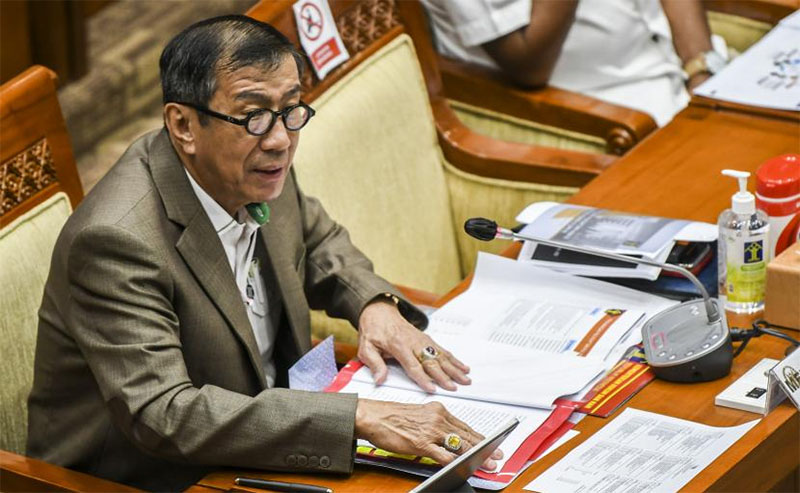 Menteri Hukum dan Hak Asasi Manusia Yasonna Laoly  (Foto: Antara)