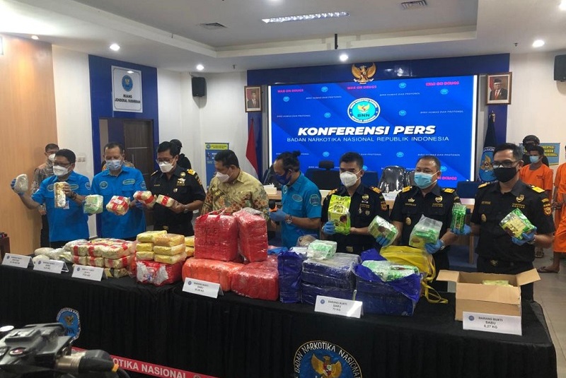 80 kilogram sabu asal Thailand menuju Aceh diamankan. (foto: Istimewa)