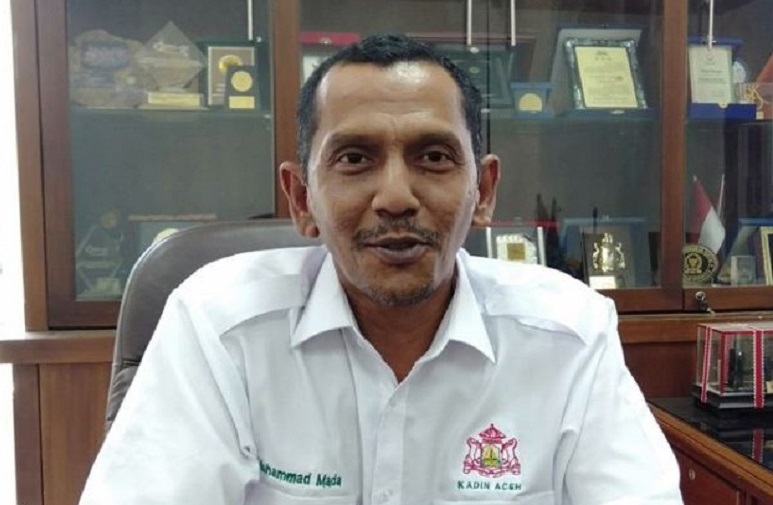 Ketua Pengarah Musyawarah Propinsi KADIN Aceh Muhammad Mada (Foto : KOMPAS.com/DASPRIANI Y ZAMZAMI)