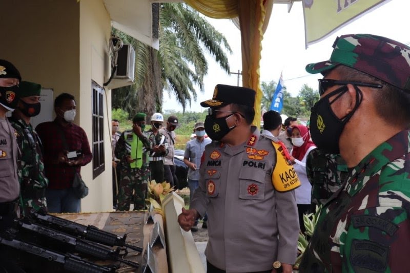 Cek Pos Perbatasan, Kapolda: Awasi Warga Keluar Masuk Sumut