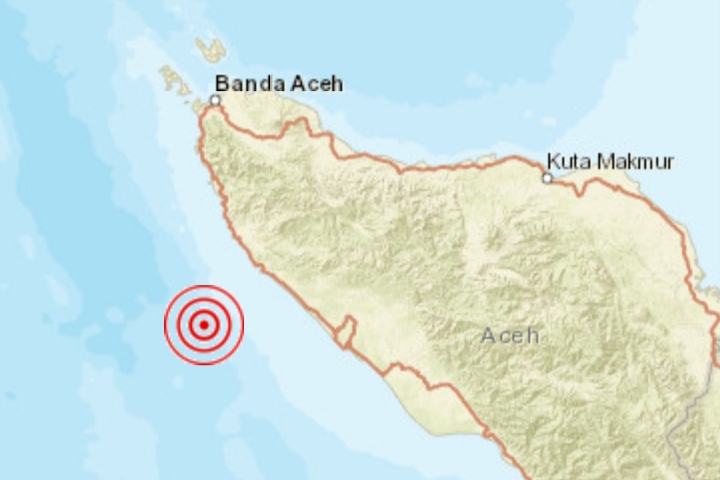 Gempa 5,2 Magnitudo Guncang Aceh Jaya, Tidak Berpotensi Tsunami