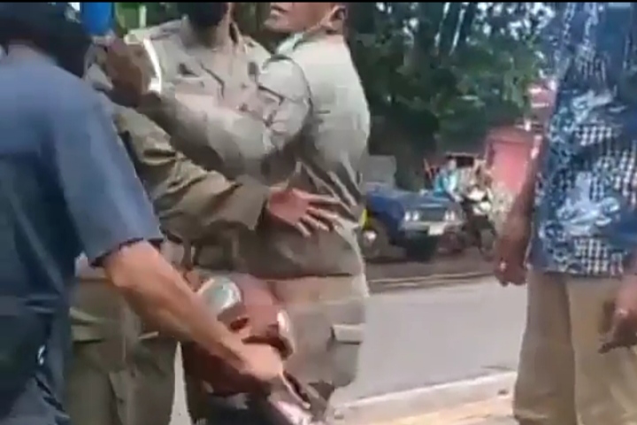 Oknum Satpol PP Sabang Tampar Pemotor Tak Pakai Masker, Kasat: Akan Kita Usut