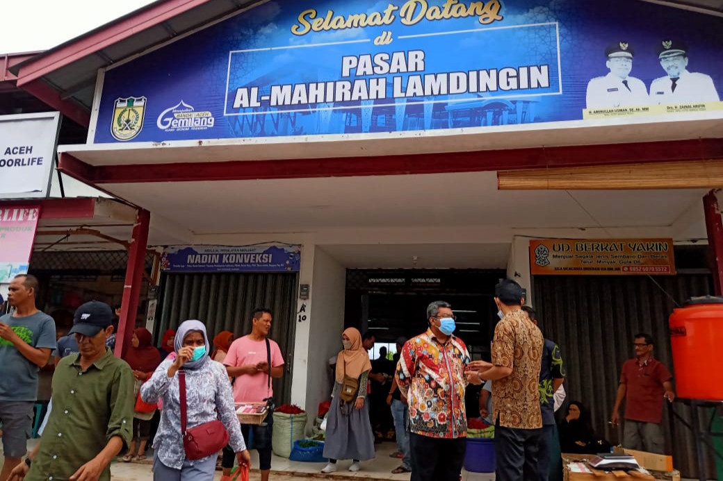 Ombudsman Aceh Sidak ke Pasar Al- Mahirah, Ini Temuannya