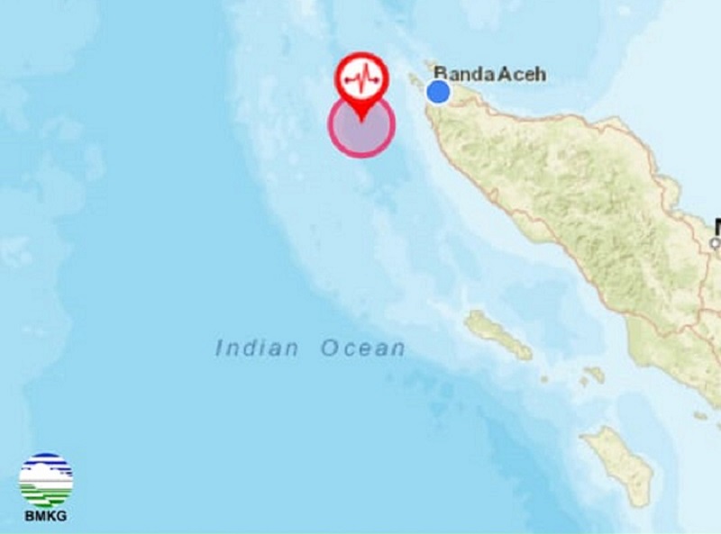 Gempa 5,3 Magnitudo Guncang Banda Aceh, Tidak Berpotensi Tsunami