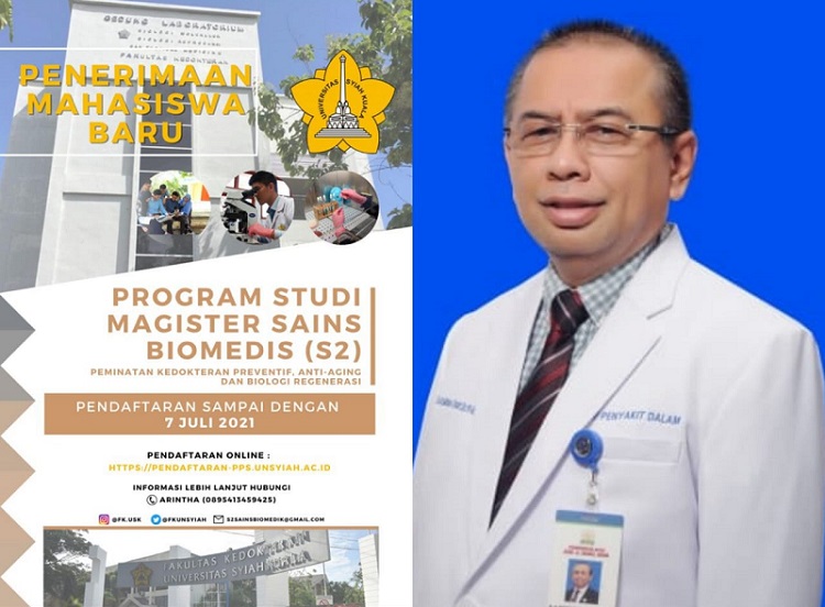 Prof. Dr. Maimun Syukri, Sp.PD, KGH, FINASIM (Dekan Falultas Kedokteran Universitas Syiah Kuala) Foto: Ist.