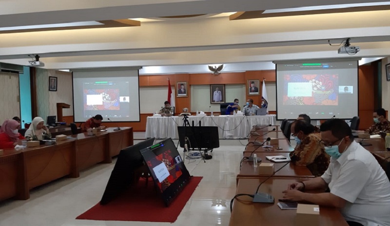 Badan Litbang Kemendagri melalui Pusat Litbang Inovasi Daerah menggelar Rapat Perumusan Model Inovasi Daerah, di Aula Badan Litbang Kemendagri, Kamis (20/5/2021).