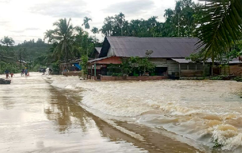 Banjir Subulussalam. (Foto: Dialeksis.com)