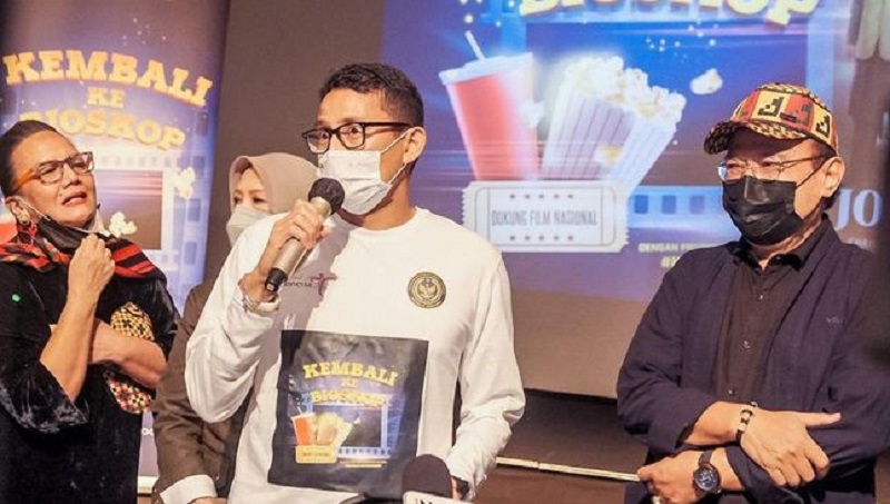 Apresiasi Film Tjoet Nja Dhien, Sandiaga Beri Stimulus untuk Perfilman Indonesia