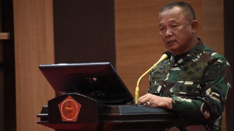 Letjen TNI Ganip Warsito resmi dilantik Presiden Jokowi menjadi Kepala BNPB yang baru menggantikan Letjen Doni Monardo(Arsip Puspen TNI)