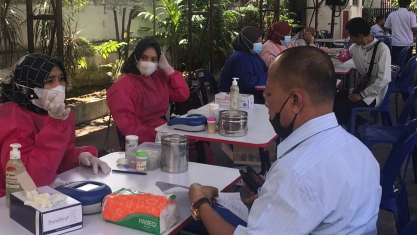 Peringati HDDS 2021, UTD PMI Banda Aceh Gelar Donor Darah Massal