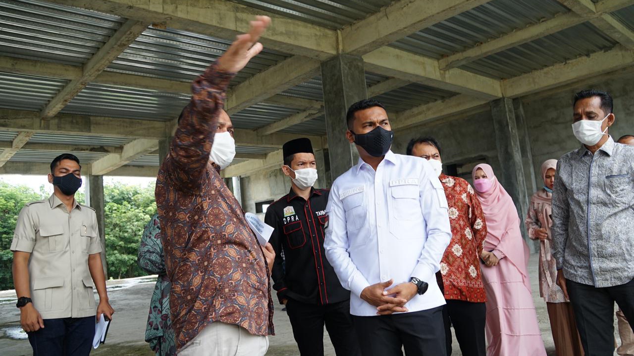 DPRA Tinjau Proyek Pembangunan RS Regional Meulaboh