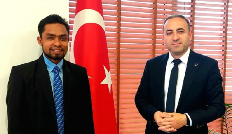 Akmal Rusli (Putra Aceh) dan Mr.Abdurrahman Ada (Wakil Walikota Esenyurt-Istanbul), (Foto: Dok. Ist)