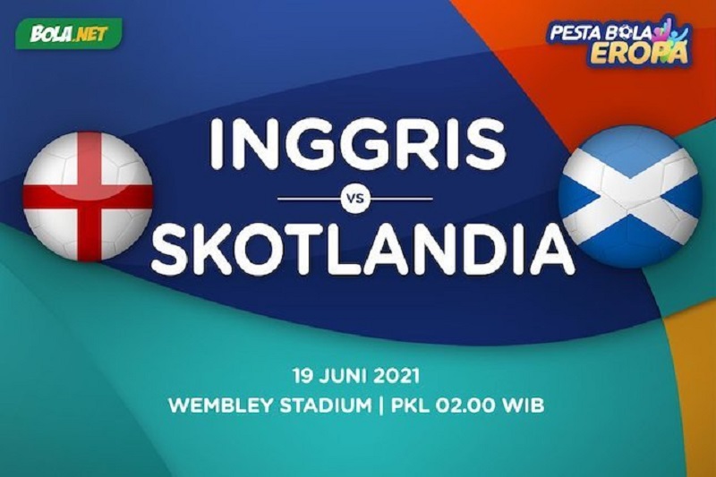 Euro 2020, Inggris vs Skotlandia (c) Bola.net