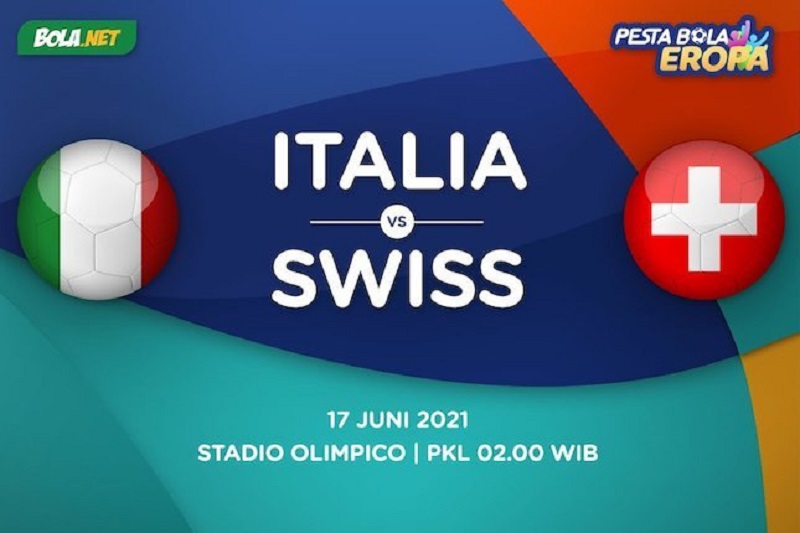Euro 2020, Italia vs Swiss (c) Bola.net