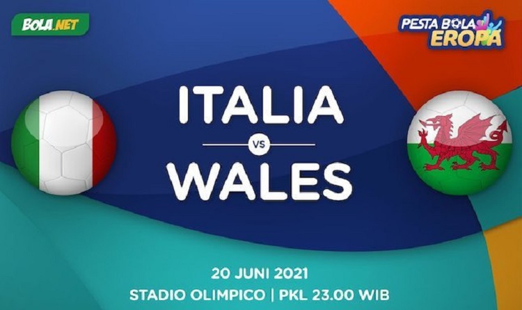 Euro 2020, Italia vs Wales (c) Bola.net