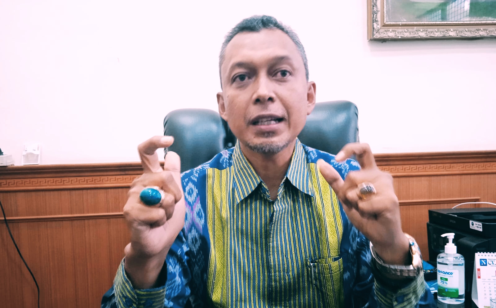 Sekretaris Distanbun Aceh, Azanuddin Kurnia, SP, MP. (Foto: Nukilan/Irfan)