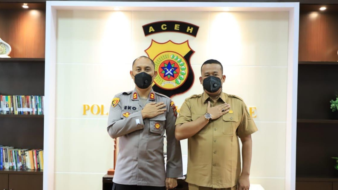 Pasca Dilantik, Kepala UPTD BPKA Bersilaturahmi dengan Kapolres Lhokseumawe