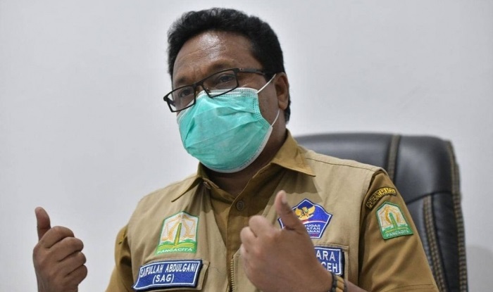 Juru Bicara Satuan Tugas Penanganan Coronavirus Disease 2019 (Covid-19) Aceh, Saifullah Abdulgani.