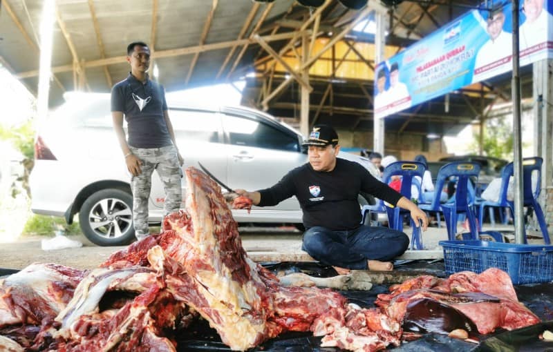 DPC Partai Demokrat Banda Aceh Lakukan Qurban 3 Ekor Sapi