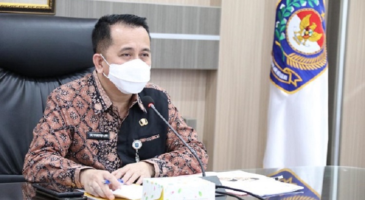 Kepala Badan Litbang Kemendagri, Agus Fatoni mengapresiasi semangat inovasi Pemerintah Aceh. (Foto: SINDOnews)