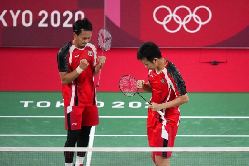 Herry IP Bicara Peluang Hendra/Ahsan Raih Medali Olimpiade Tokyo (AP)