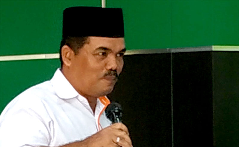Ketua Asosiasi Petani Kelapa Sawit (Apkasindo) Perjuangan Kota Subulussalam, Subangun Berutu.(Foto Raz/Nukilanid)