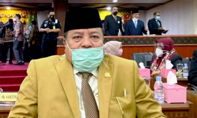 nggota DPR Aceh Fraksi Partai Golkar Teuku Raja Keumangan. (Foto: Antara)