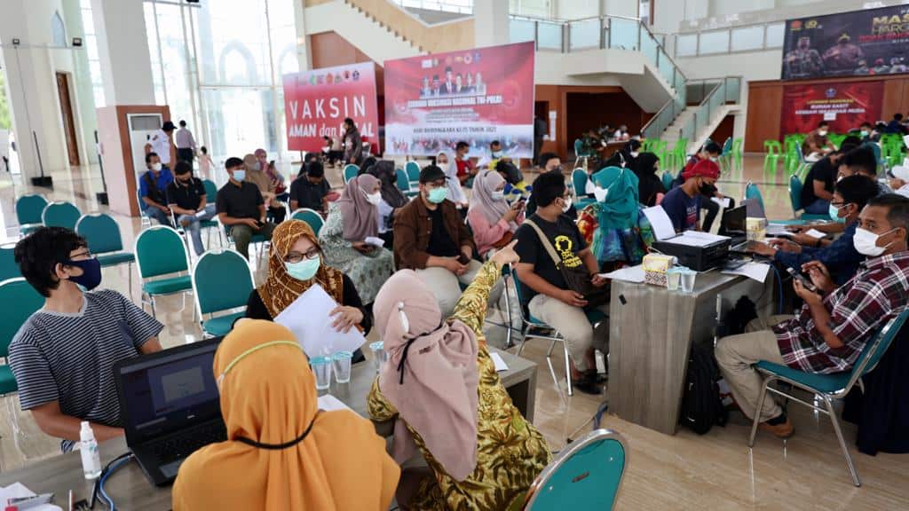 Antusiasme Warga Ikut Vaksinasi Covid Masih Tinggi