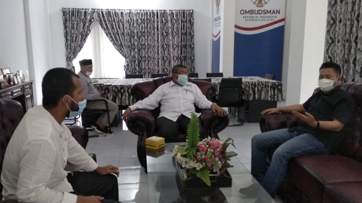 Sekda Bener Meriah Kunjungi Ombudsman Aceh, Bahas Hasil Evaluasi Pelayanan Publik