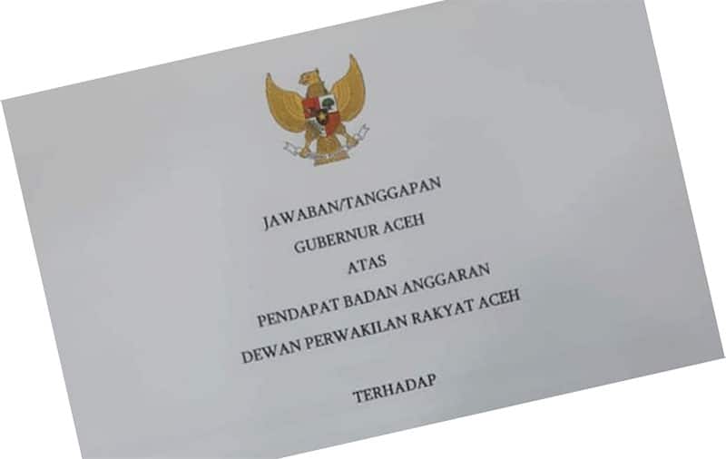 Nova Tak Menjawab Pemakaian Dana Otsus, Banggar DPRA: Ada Apa?