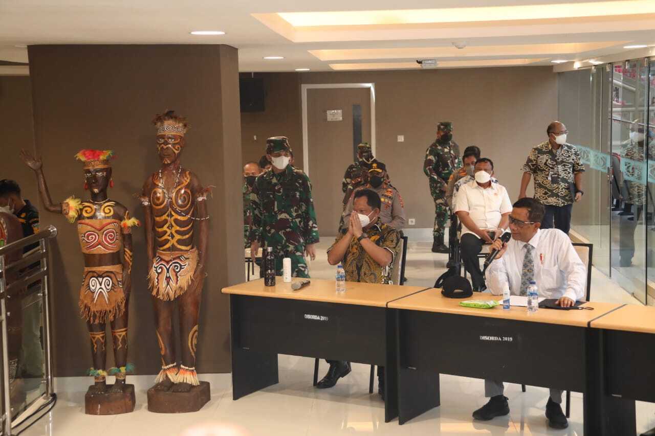 Menko Polhukam Bersama Mendagri Pastikan PON Papua 2021 dan Peparnas Siap Dilaksanakan
